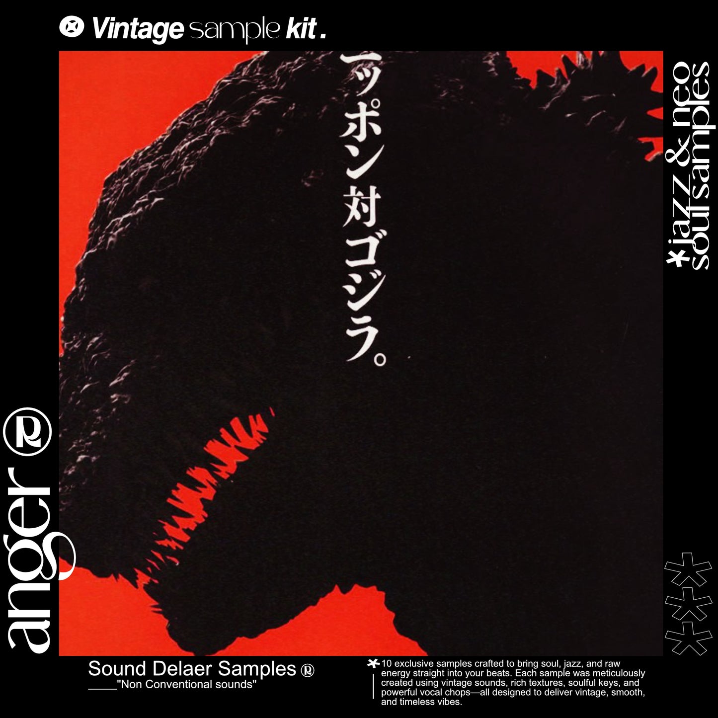 "ANGER" Vintage Soul & Jazz Sample Kit