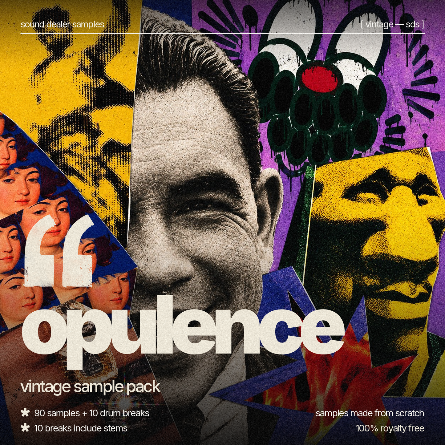 OPULENCE — Vintage Soul, Jazz & R&B Sample Pack Bundle + Essential Breaks Vol. 4 (110 Samples, 100% Royalty-Free)