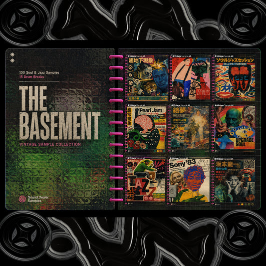 THE BASEMENT — Vintage Soul, Jazz & R&B Sample Pack Bundle + Essential Breaks Vol. 3 (115 Samples, 100% Royalty-Free)