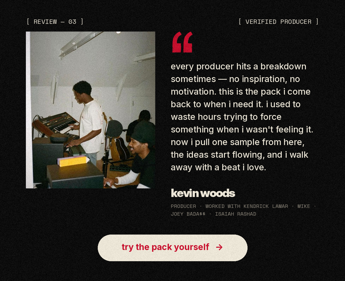 LOCKED IN — Vintage R&B, Trap & Neo Soul Sample Pack Bundle (40 Samples, 100% Royalty-Free)